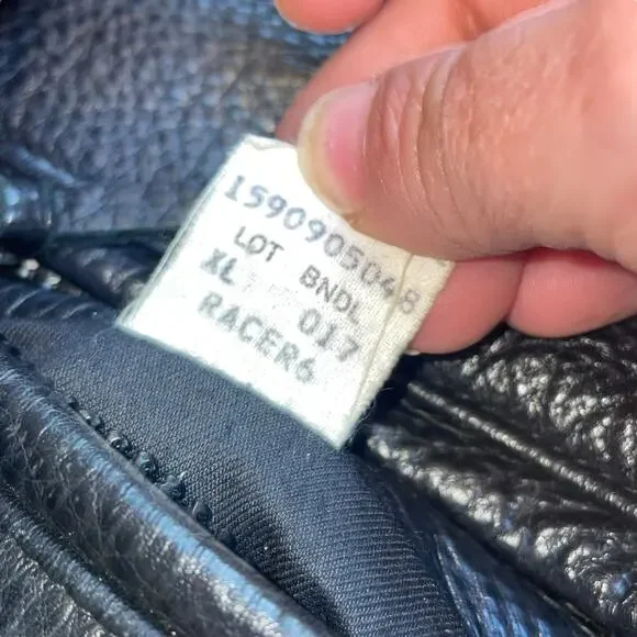 Schott NYC F1 Formula One Moto Racing Motorcycle Jacket Made IN USA XL Vintage